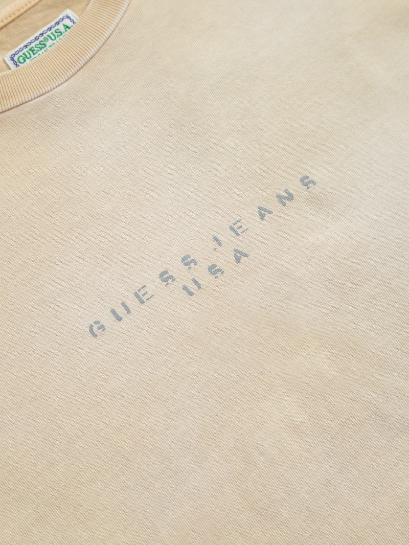 distressed logo tee