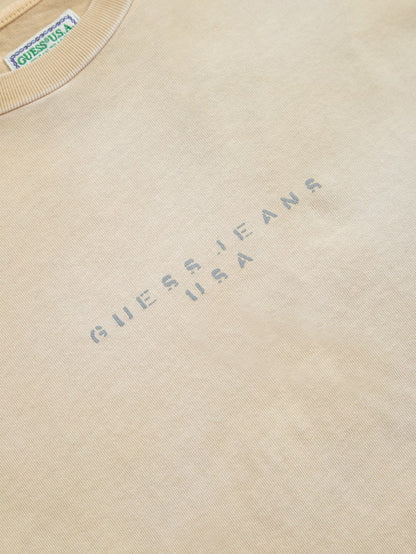 distressed logo tee