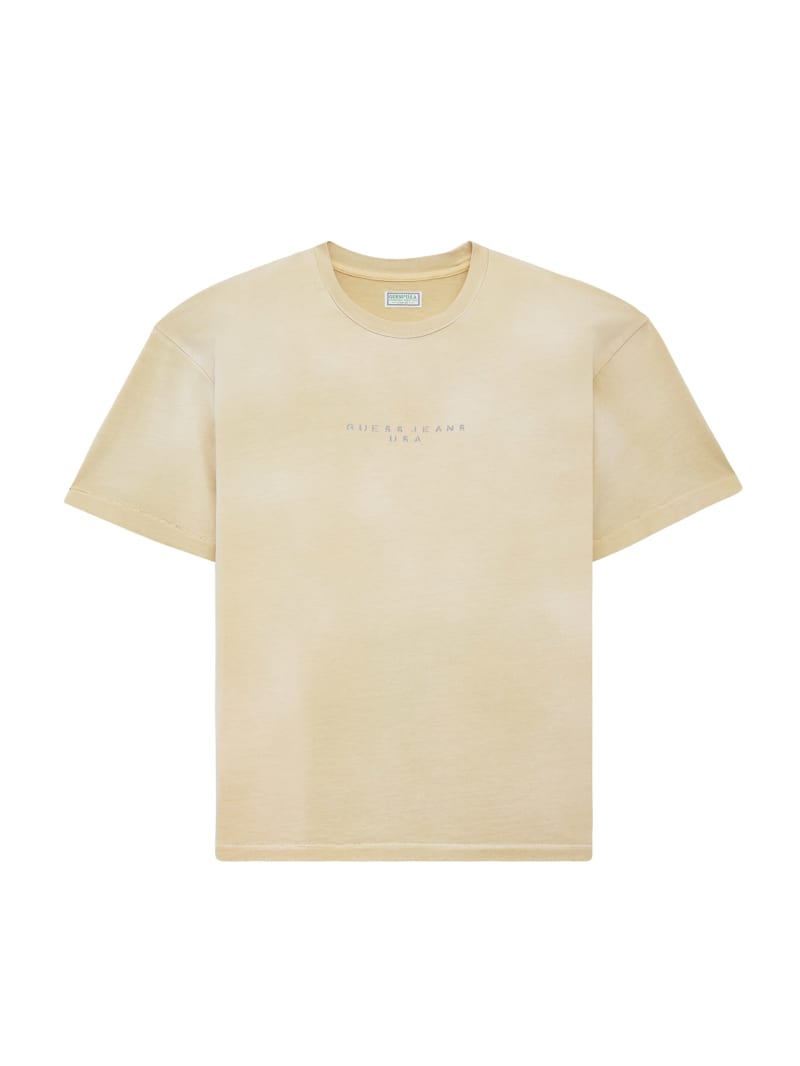 distressed logo tee