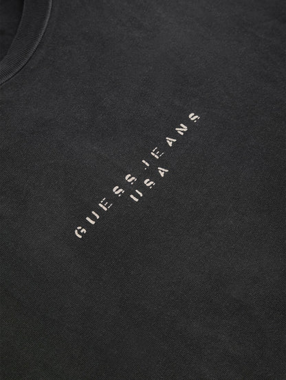 distressed logo tee