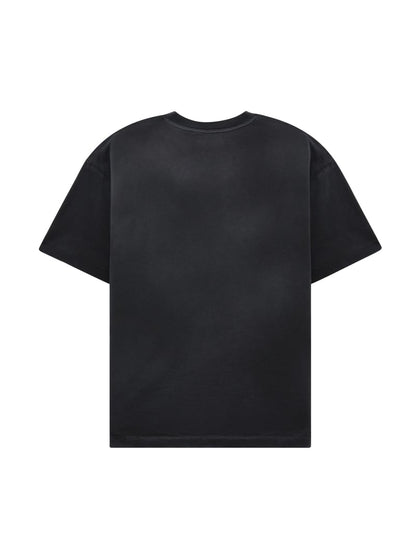 distressed logo tee
