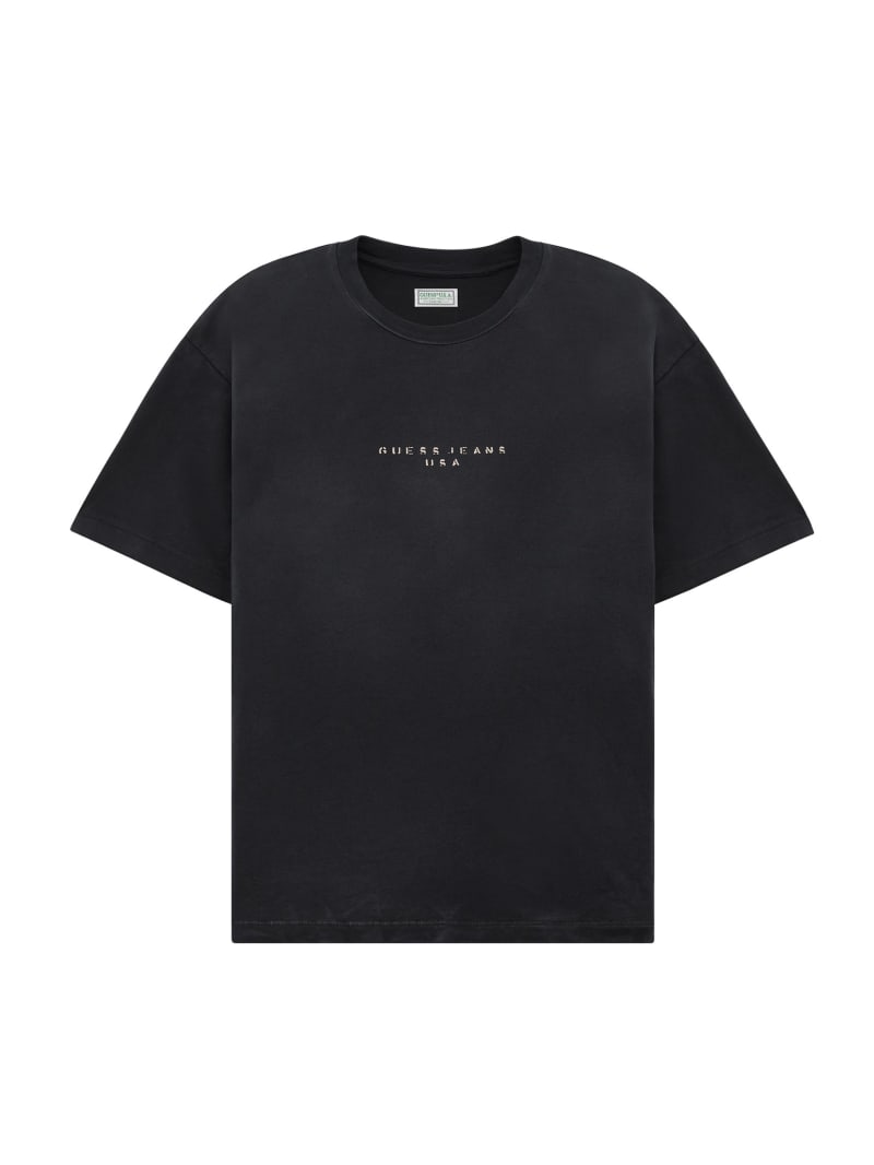 distressed logo tee