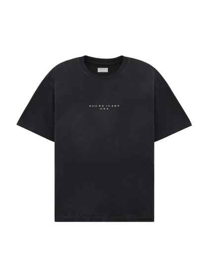 distressed logo tee