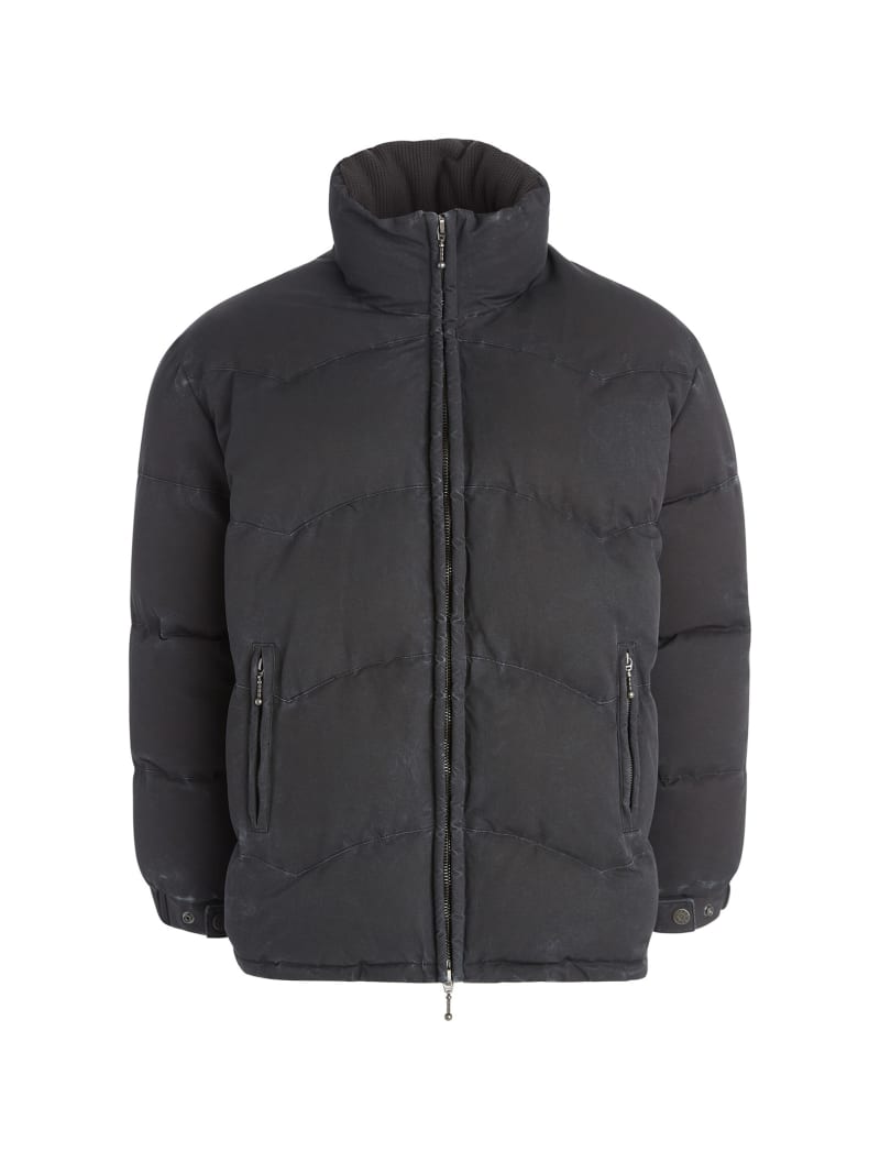 brushed twill puffer