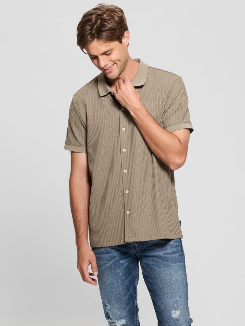 Pointelle Knit Shirt