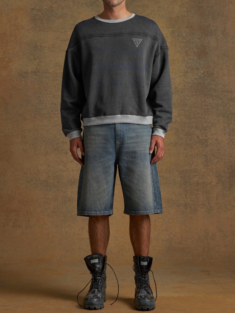 aged triangle crewneck