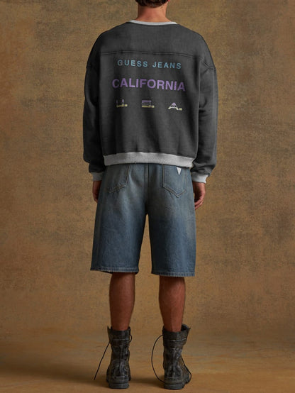 aged triangle crewneck