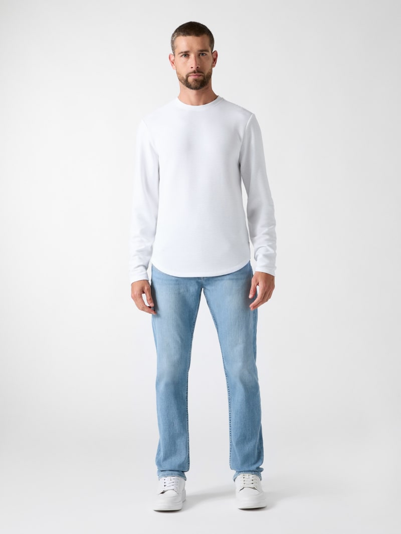 Textured Long-Sleeve Tee