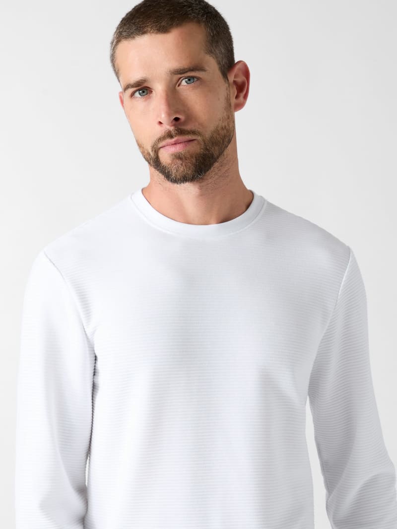 Textured Long-Sleeve Tee