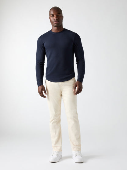 Textured Long-Sleeve Tee