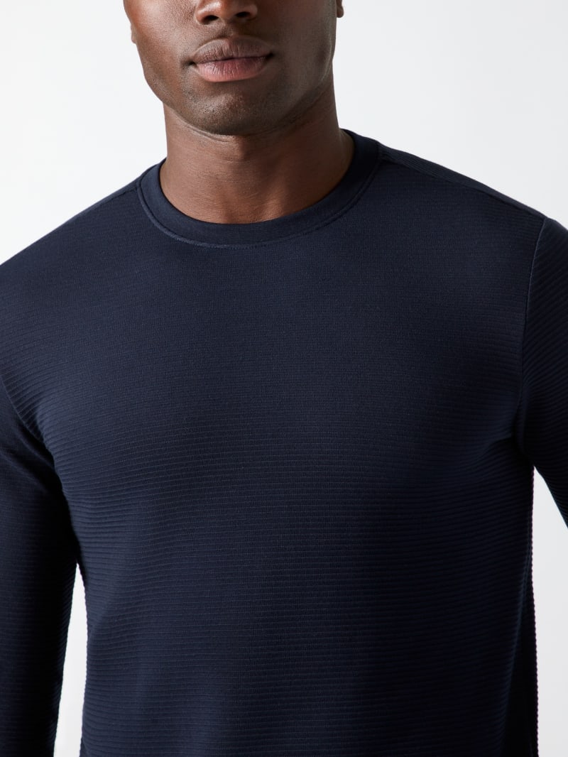 Textured Long-Sleeve Tee