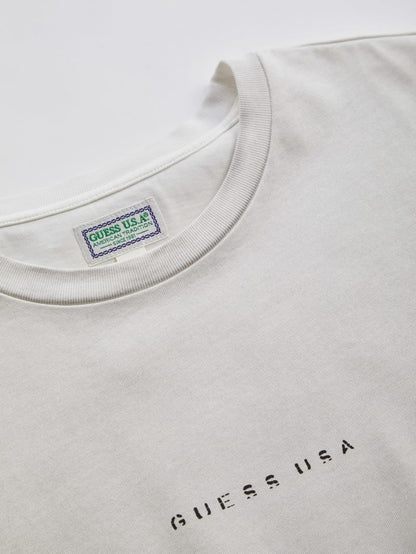 distressed logo tee