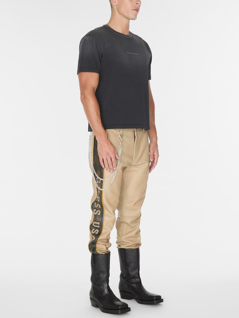 distressed logo tee