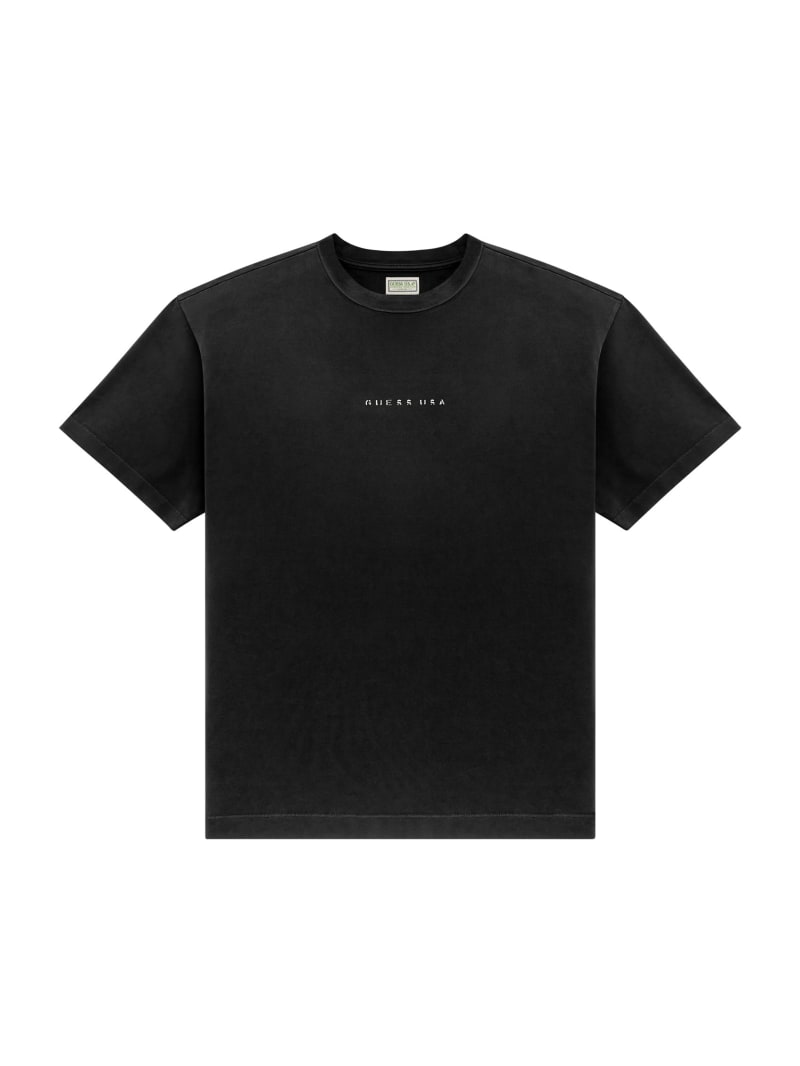 distressed logo tee