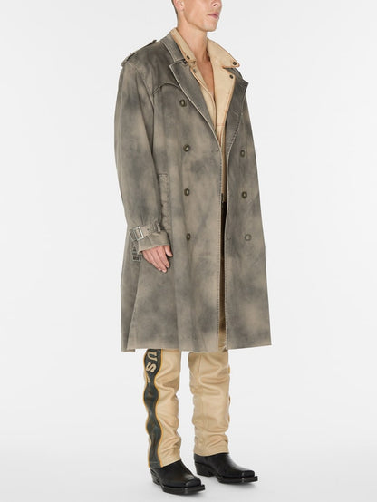 woven trench coat