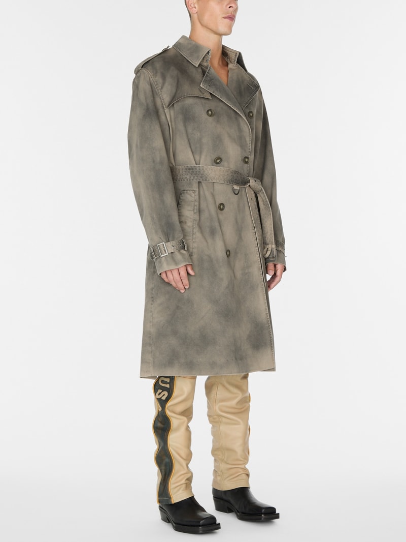 woven trench coat