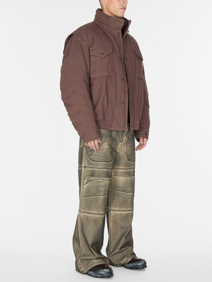 cotton ripstop parka jacket