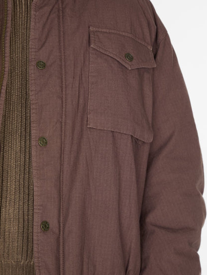 cotton ripstop parka jacket