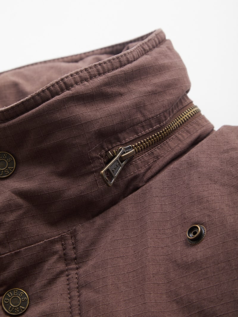 cotton ripstop parka jacket