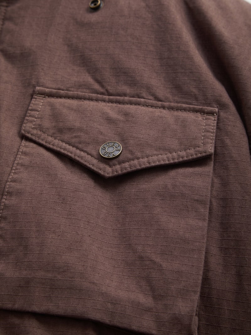 cotton ripstop parka jacket