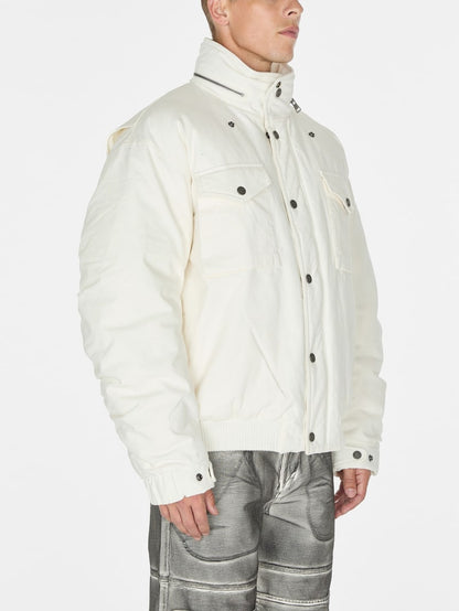 cotton ripstop parka jacket