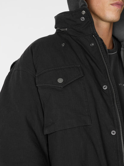 cotton ripstop parka jacket