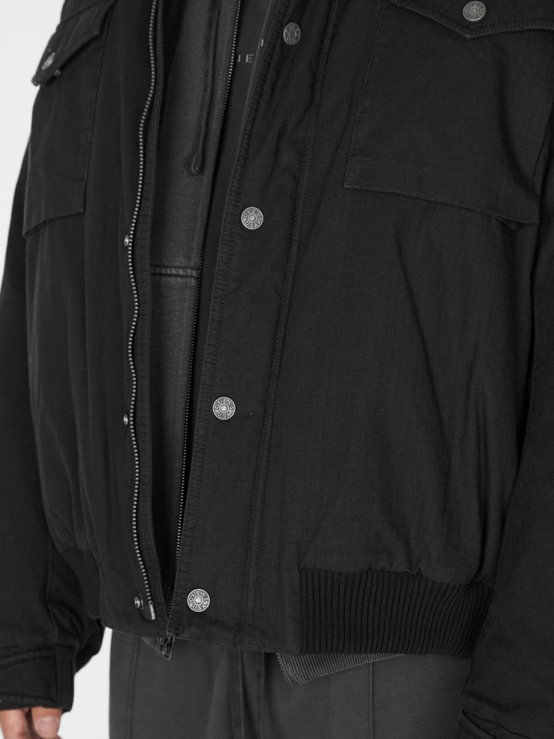 cotton ripstop parka jacket