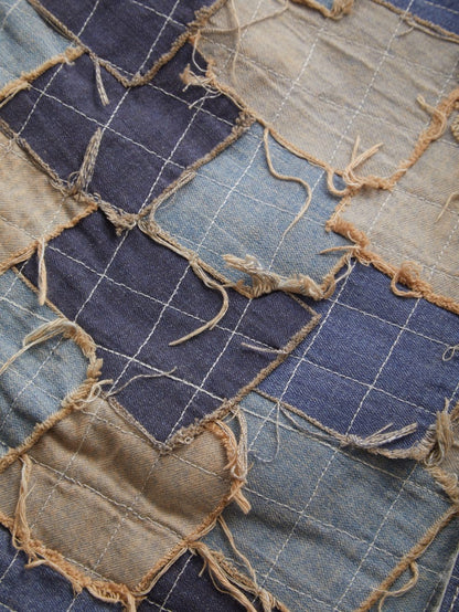 reversible denim vest