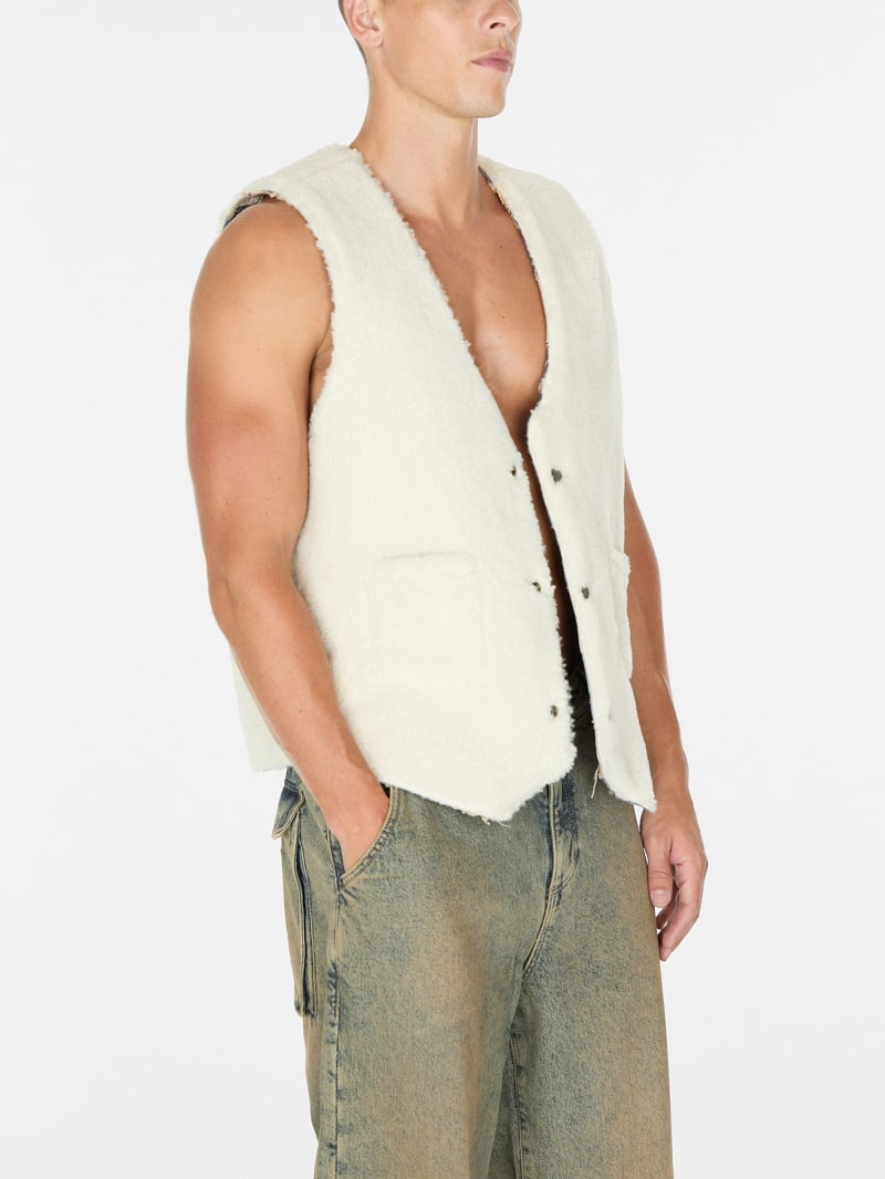 reversible denim vest