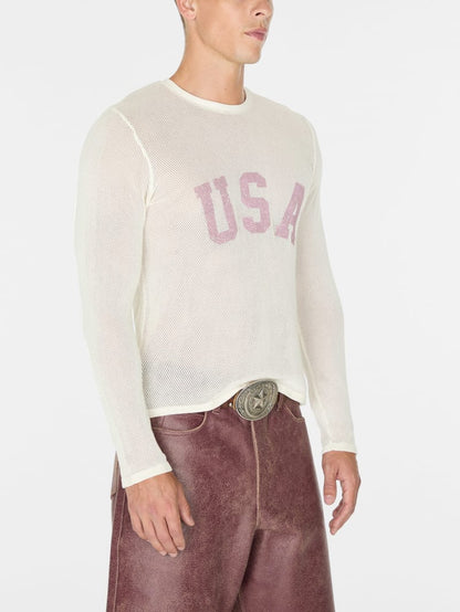 usa mesh tee