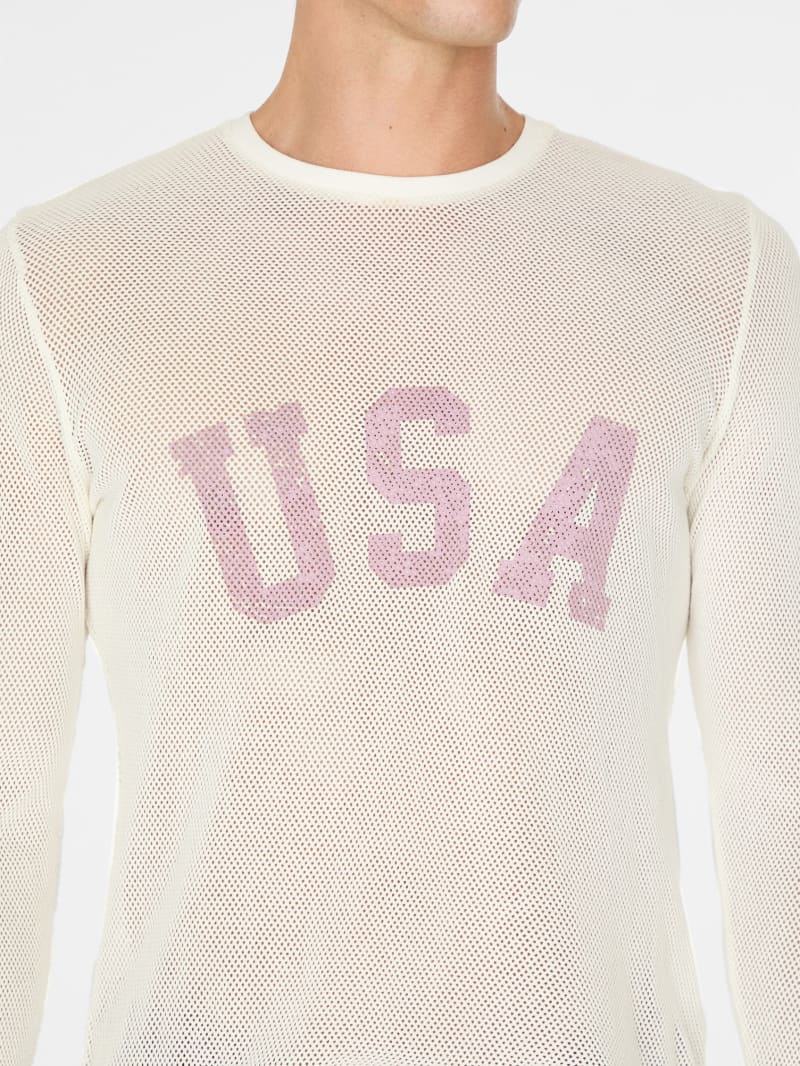 usa mesh tee