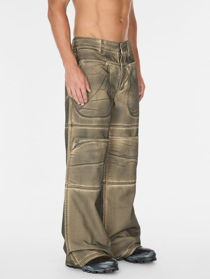 screenprinted cargo pant