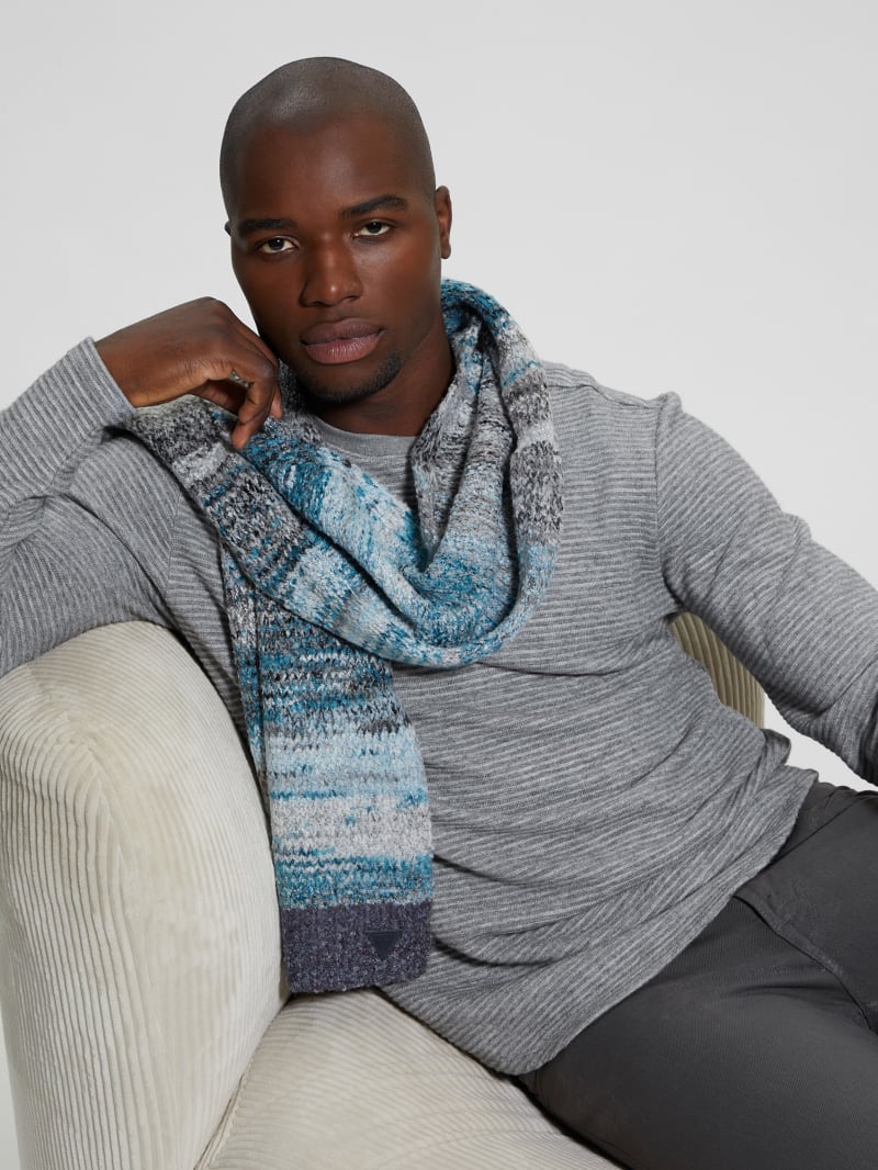 Wool-Blend Space-Dye Scarf