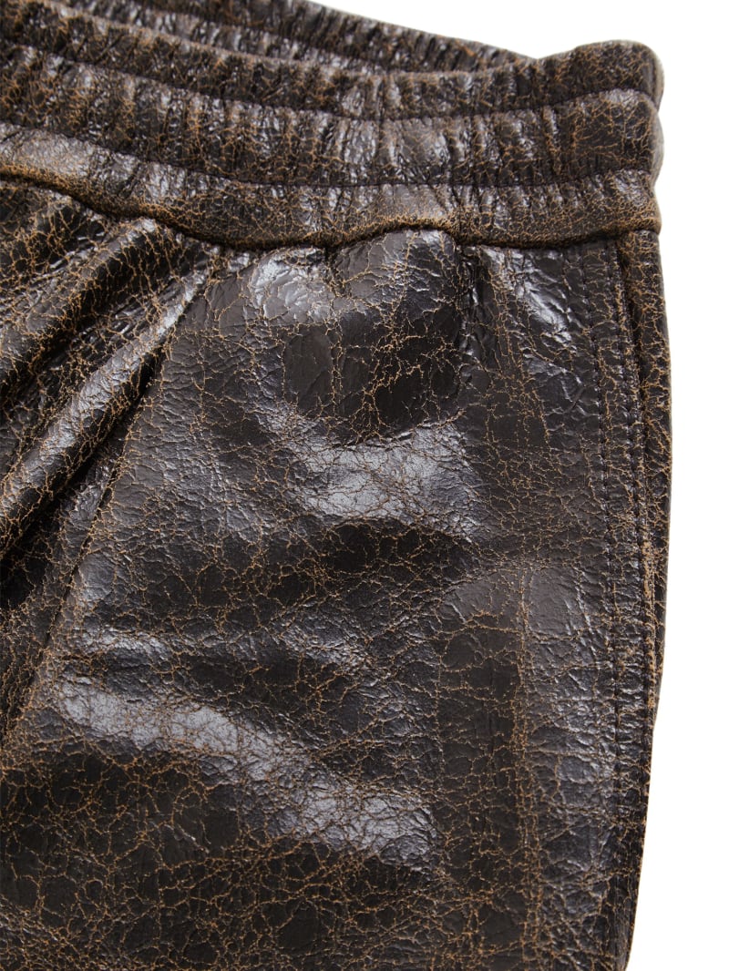 leather joggers