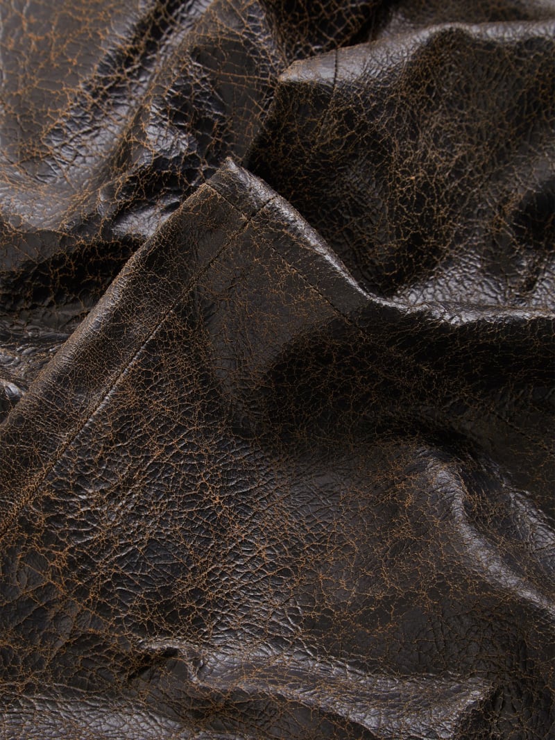 leather joggers