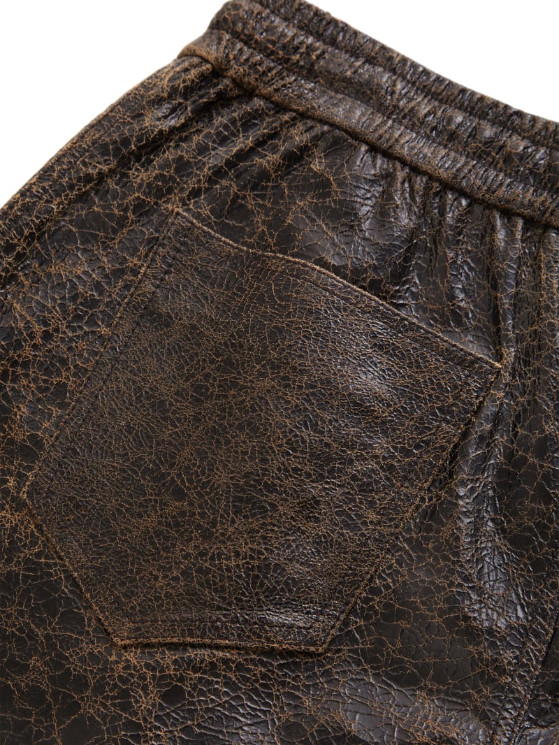 leather joggers