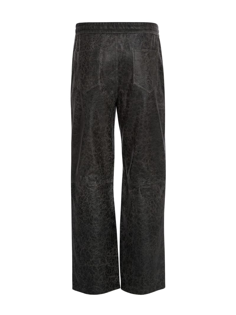 leather joggers