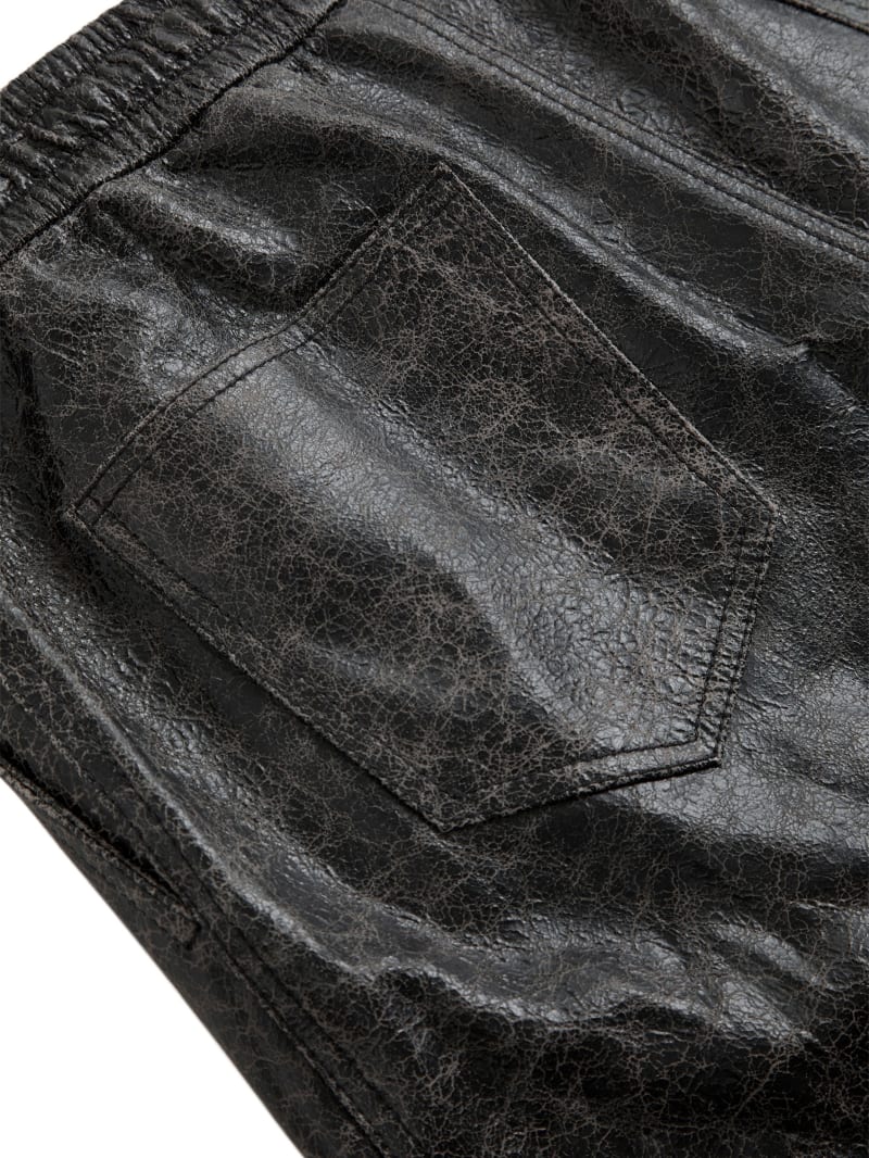 leather joggers