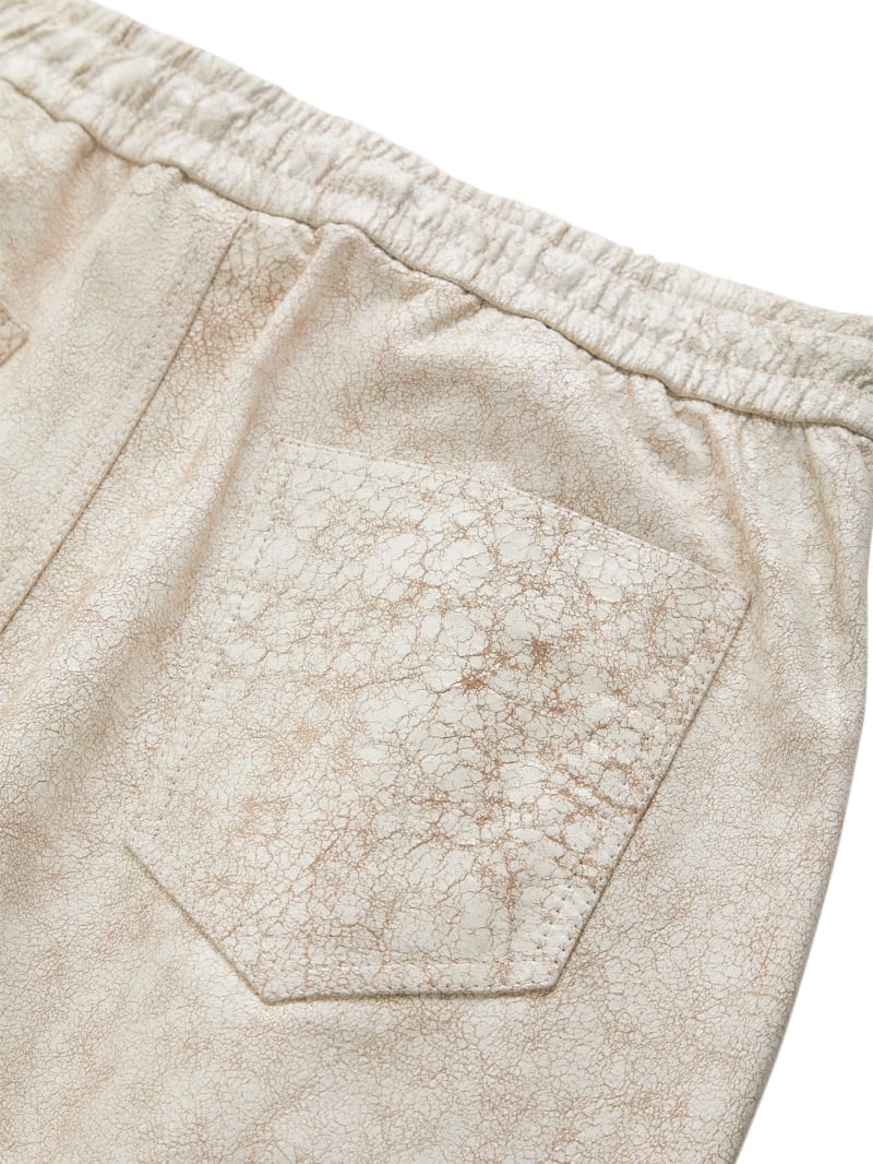 leather joggers