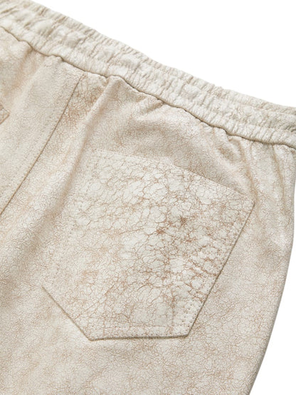 leather joggers