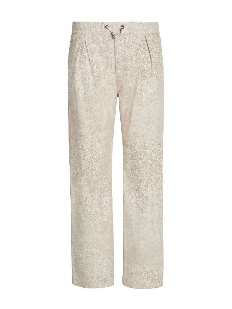 leather joggers