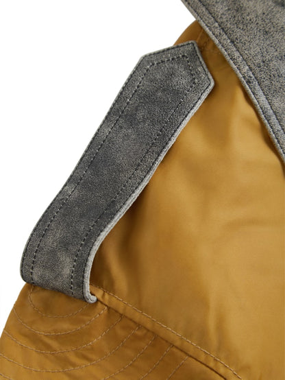 nylon moto jacket
