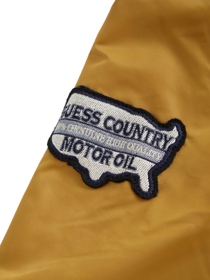 nylon moto jacket