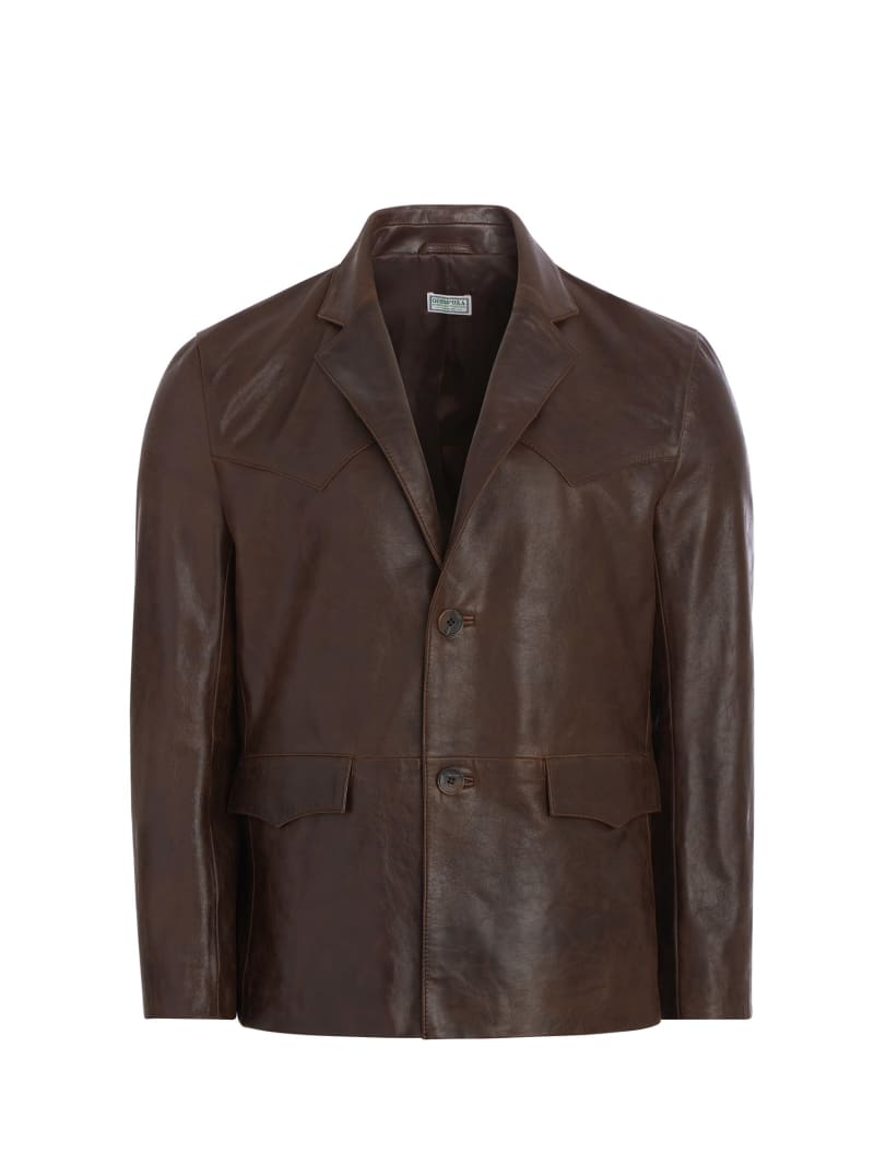 leather blazer