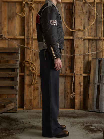 distressed logo sweatpants