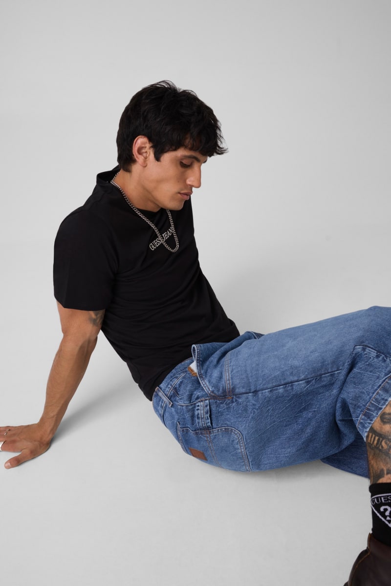 Slim Embroidered Logo Tee