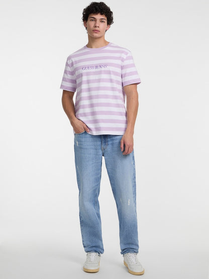 Striped Logo Tee