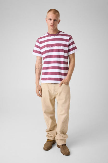 Striped Logo Tee