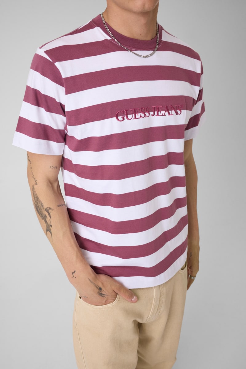 Striped Logo Tee