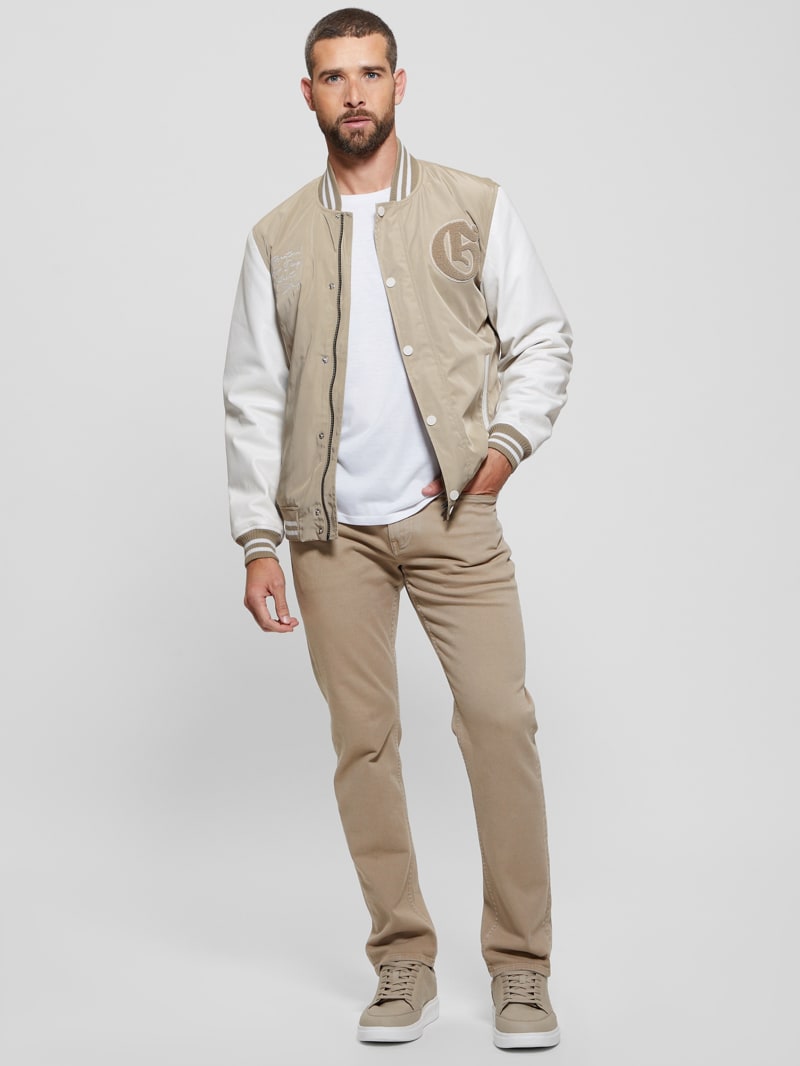 Color-Block Varsity Jacket